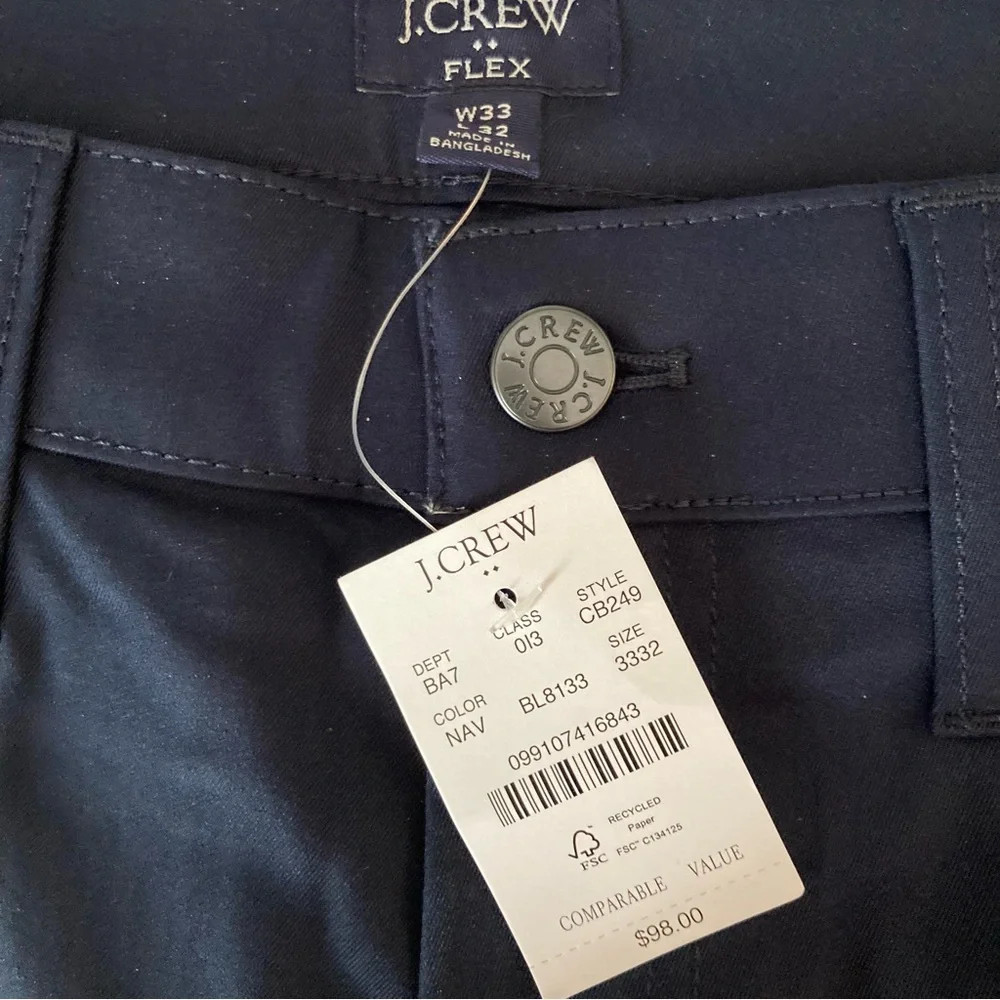 J. Crew Dark Blue Flex Pants